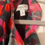 Milly  Sleeveless Halter Blouse with Tie Neck - Vibrant Floral Pattern Photo 6