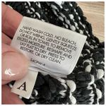 Eileen Fisher Nubbly Cotton Tape Wave Black & White Sweater Size S Photo 11