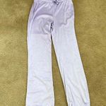Juicy Couture Y2K OG  Lavender Velour Pants – Rhinestone Logo Photo 1