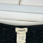 L'Agence  Marguerite Velvet High Rise Jean Stretch Skinny Noir Black US 26 Photo 4