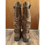 Baretraps  Size 9 Tall Brown Faux Leather Riding Boot Equestrian Western Biker Photo 2