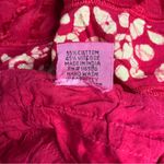 Bohemian Fairy Corset Style Dress Red Floral Handkerchief Hem Womens Free Size Size undefined Photo 10