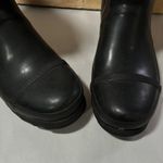Sorel Joan Rain Short Gloss Waterproof Winter Boots Black Rubber Women's 9.5 Photo 4