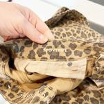 American Eagle  Stretch Leopard High-Rise Stovepipe Ankle Straight Jeans Brown 8 Photo 1