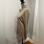 Appleseeds Sz: M Wool Blend Tan Mock Neck Tunic Long Sleeve Sweater Top. Size M Photo 1