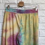 Cherie‎ tie dye twist hem long sleeve stretchy crop top & jogger set size M Yellow Size M Photo 10