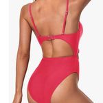 Tempt Me Sexy Cutout Swimsuit for Women High Cut Monokini Tie Knot Front Bathing Suit Photo 1