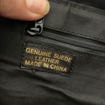 Genuine Suede Leather Fuchsia Crossbody Pink Photo 1