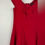 XScape  Red Off The Shoulder Fit & Flare Mini Formal Dress Women’s Sz 10 Photo 4