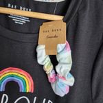Rae Dunn knew with tags “BE PROUD.” Rainbow Graphic Tee Size L Photo 2