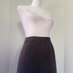 Vintage Y2K Casual Corner Chocolate Brown Corduroy Knee Length Pencil Skirt Size 8 Photo 3