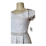 Francescas Womens Size Small White Lace Mini Dress Fit Flare Off Should…​ Photo 7