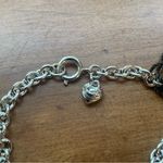 Juicy Couture Pam Gela Silver Feather Dangling Charm Bracelet Photo 2