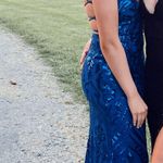 Windsor  Prom Dress Blue Royal Sequin Photo 0