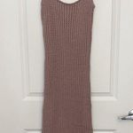 LPA Olenna Sleeveless Knit Lined Dress in Mauve Size Medium Photo 4