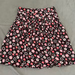 Kate Spade  Black Mini Casa Flora Skirt NWT Size 00 Photo 0