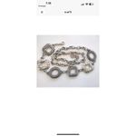 Chico's Vintage Silver Tone Animal Print Women's Chain Belt Adj. 17"-40” Photo 2