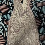 ThatsSoFetch THATSOFETCH Tan Homecoming Dress Photo 1