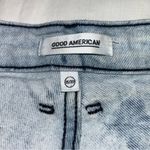 Good American  Bombshell High Rise Tie Dye Cut off Jean Shorts Sz 15/33-VGUC Photo 2