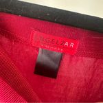 Vibrant Red Relaxed Blouse with Full Photo 1