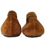 Barbara Bui BUI Brown Suede Leather Buckle Accent Ballet Flats Photo 4