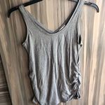 Motherhood Maternity tank top size small gray summer tank top low cut back Photo 1