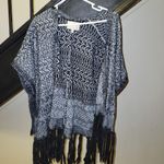 Banana Republic Heritage Collection Fringe Cape sweater XS/S Photo 1