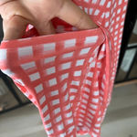 Cabana Life Exercise dress tennis pickleball gingham embroidered shorts skort Orange Size XS Photo 3