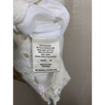 Row A Medium Ivory Eyelet Embroidered Mini Dress Sleeveless Photo 3