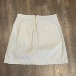 Pilcro and the Letterpress Anthropologie  pinstripe denim skirt Photo 2