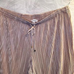 Calvin Klein Women's Pleated Wide Leg Pull On Pants Size XLarge Blush Photo 4