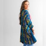 Ariat Coachella Kimono Wrap Jacket in Blue Multicolor Southwestern Size S/M Photo 4