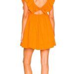 For Love & Lemons Clementine Mini Dress Orange Womens Size Medium Photo 5