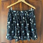 KENZO Paris | Blue and White Silk Dandelion Pleated Skater Mini Skirt | M Size M Photo 2