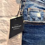 ZARA NWT Trafaluc Denim Womens US 4 Distressed Blue Wash Slouchy Skinny Jeans Photo 3