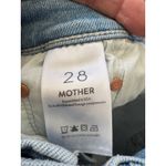 MOTHER The Insider Crop Step Fray Jeans Limited Edition Size 28 Blue Photo 4