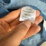 Veronica M Veronica beard off shoulder light denim top size 0 Photo 3