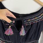 Majorelle  Black Pom Pom Carly Marie Mini Dress Photo 7