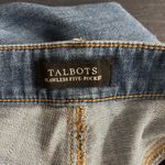 Talbots Womans Jeans Size 10 Light Wash Mid Rise Boyfriend Distressed Photo 4