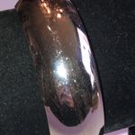 Silver Tone Retro Boho Metallic Bangle Bracelet Photo 2