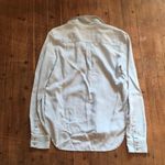 American Eagle AEO xs boyfriend washed denim button down shirt Photo 2