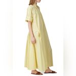 Co Yellow Collared Shirt Maxi Dress‎ Medium Photo 2