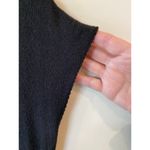 ZARA  Short Sleeve Ruched Side High Neck Midi Dress Black Women's Size Medium Photo 6