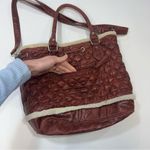 Big Buddha  Quilted Brown Shoulder Bag Photo 6