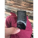 Free People  NWT Womens Burgundy Faux Suede Belted Cropped Pants sz 0 Photo 7