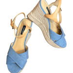 Nine West  Denim Wedge Heels as is Photo 0