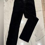 Paige Premium Denim Skyline Straight Leg Jean in Black Thin Wale Corduroy Photo 0