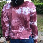 Urban Outfitters  Black Tie Dye Yin Yang Crop Top Photo 1