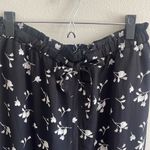 Xhilaration NWT  Floral Black and White Women's Flare Pants Size L Photo 6