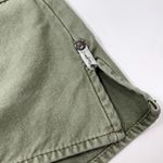 One Teaspoon Vanguard Mid Rise Relaxed Denim Mini Skirt In Olive Photo 3